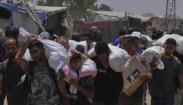 Israel fires on crowd near Gaza aid site, killing at least six, Gaza Health Ministry says