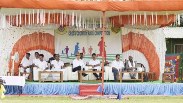 Inter-Battalion Cross Country Race kicks off with fanfare at 186 Bn HQ in Namsai